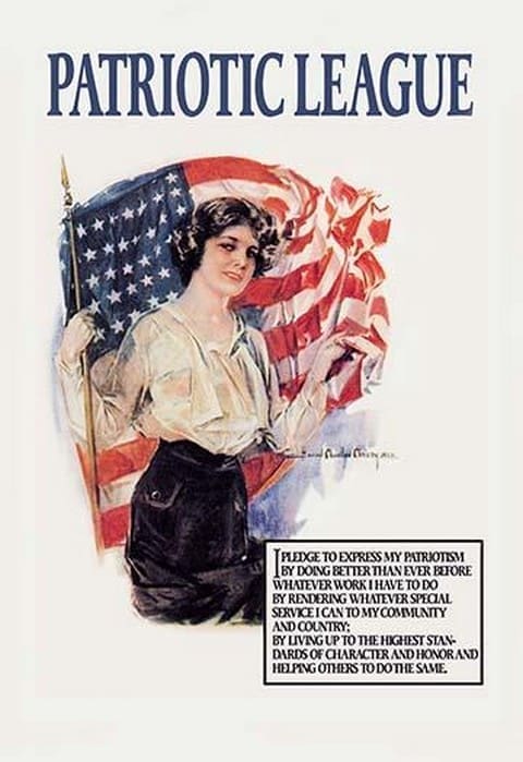 Patriotic League by Howard Chandler Christy - Art Print