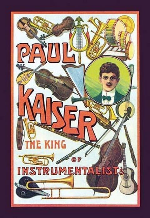 Paul Kaiser - The King of Instrumentalists - Art Print