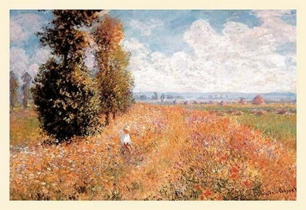 Paysage Pres de Giverny by Claude Monet - Art Print