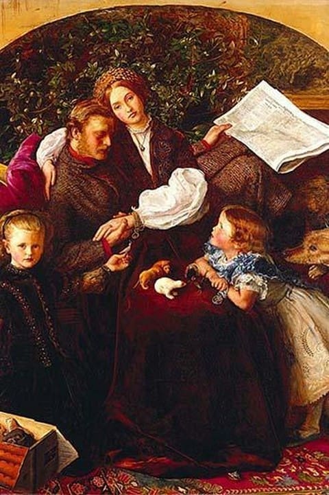 Peace Concluded by John Everett Millais - Art Print