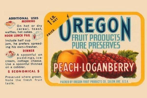 Peach - Loganberry Preserves - Art Print