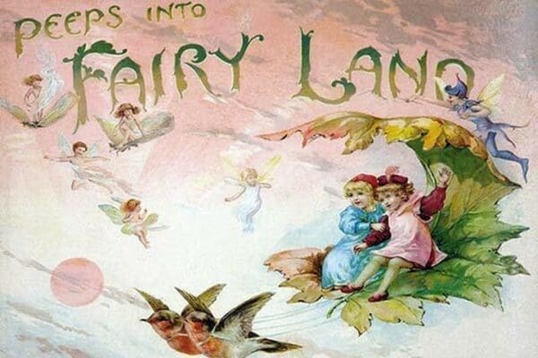 Peeps into Fairyland by F.E. Weatherly - Art Print