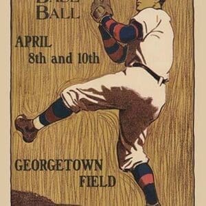 Pennsylvania Baseball - Georgetown Field by Sudworth - Art Print