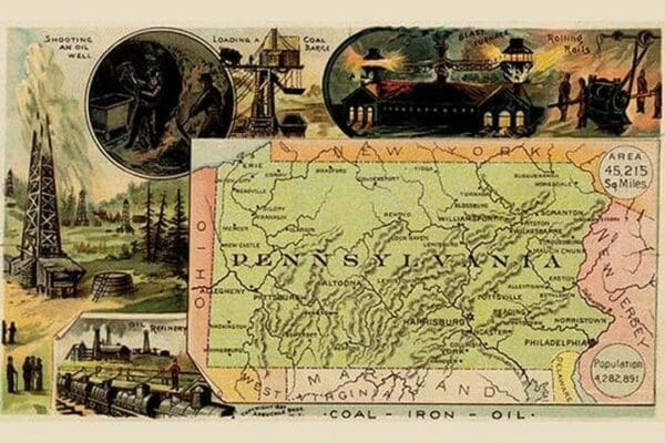 Pennsylvania by Arbuckle Brothers - Art Print