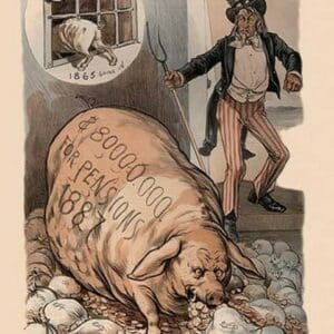 Pension Pig by J. Ottmann - Art Print