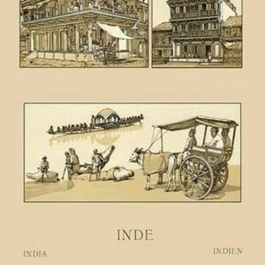 People and Places of India #2 by Auguste Racinet - Art Print