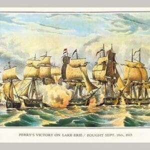 Perry's Victory on Lake Erie - Art Print