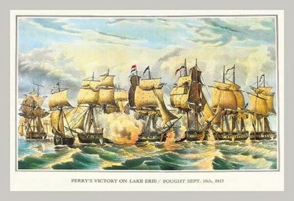 Perry's Victory on Lake Erie - Art Print