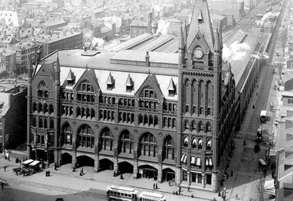 Philadelphia Architecture by FREE LIBRARY OF PHILADELPHIA - Art Print