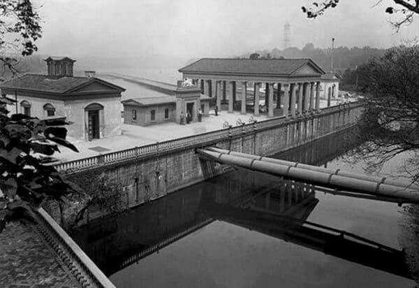 Philadelphia's Fairmount Waterworks by FREE LIBRARY OF PHILADELPHIA - Art Print