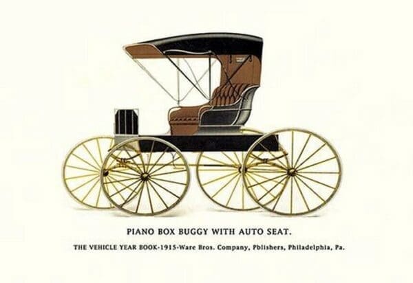 Piano Box Buggy with Auto Seat - Art Print