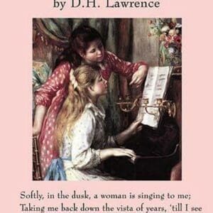 Piano by D.H. Lawrence - Art Print