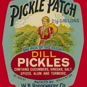 Pickle Patch Dill Pickles - Art Print