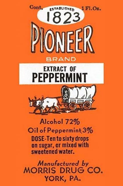 Pioneer Brand Extract of Peppermint - Art Print