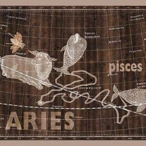 Pisces and Aries #2 - Art Print