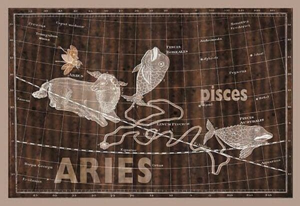 Pisces and Aries #2 - Art Print