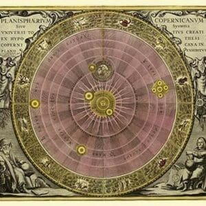 Planisphaerium Copernicanum by Andreas Cellarius #2 - Art Print