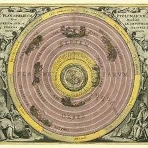 Planisphaerium Ptolemaicum by Andreas Cellarius - Art Print