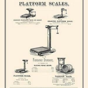 Platform Scales - Art Print