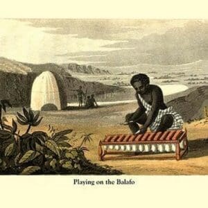 Playing on the Balafo - Art Print