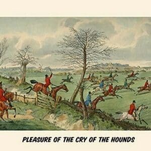 Pleasure of the Cry of the Hounds by Henry Alken - Art Print