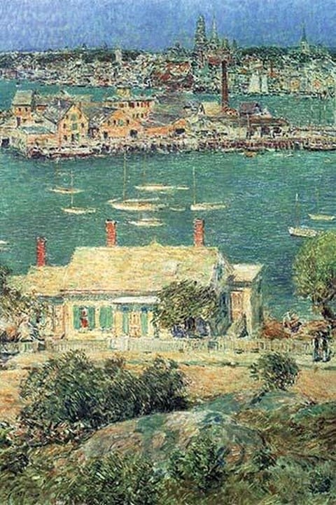 Port of Gloucester by Frederick Childe Hassam - Art Print