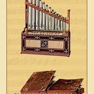 Portable Organ and Bible Regal by Theodore Thomas - Art Print