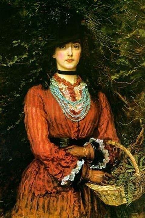 Portrait Evelyn Tennant by John Everett Millais - Art Print