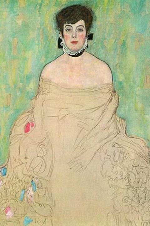 Portrait of Amalie Zuckerkandl by Gustav Klimt - Art Print