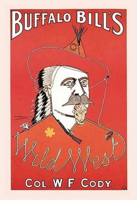 Portrait of Buffalo Bill - Art Print