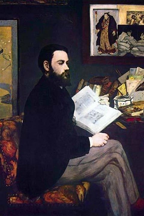 Portrait of Emile Zola by Eduard Manet - Art Print