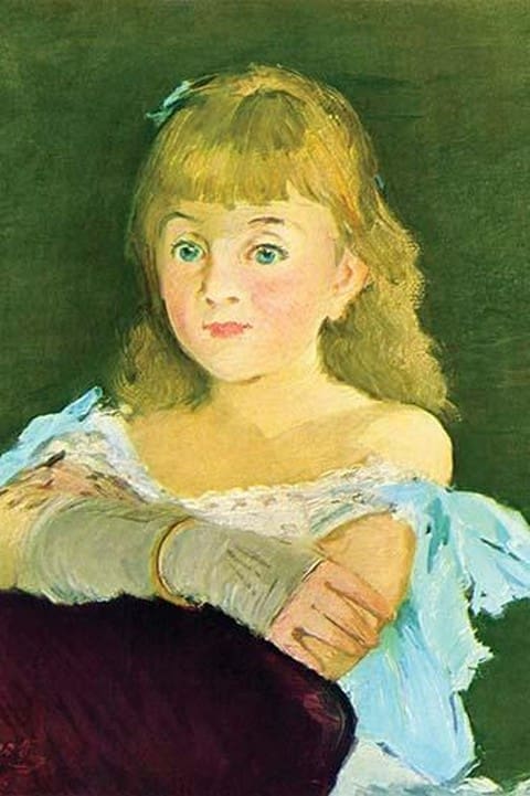 Portrait of Lina Campineanu by Eduard Manet - Art Print