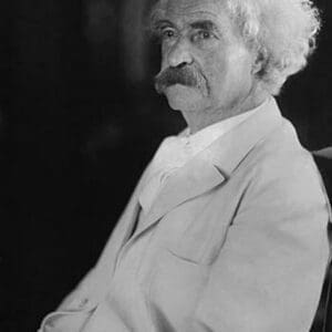 Portrait of Mark Twain - Art Print