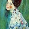 Portrait of a Lady by Gustav Klimt - Art Print