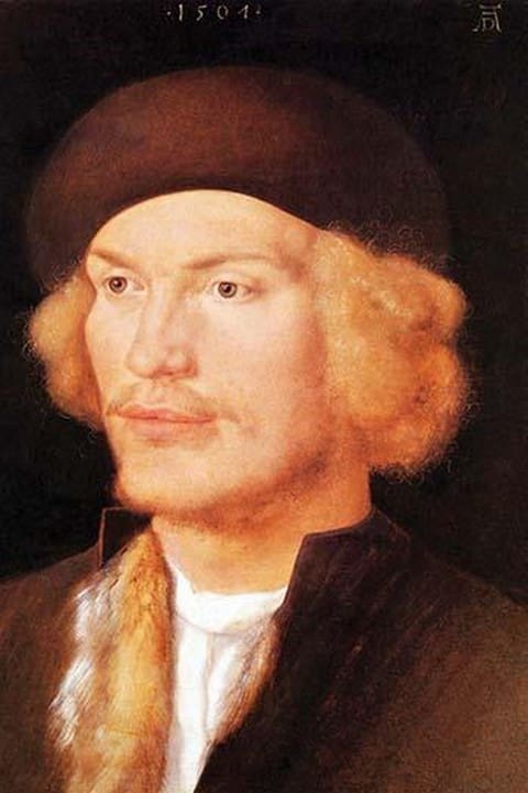 Portrait of a young man 2 by Albrecht Durer - Art Print