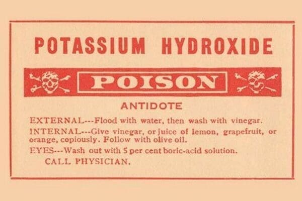 Potassium Hydroxide - Poison #2 - Art Print