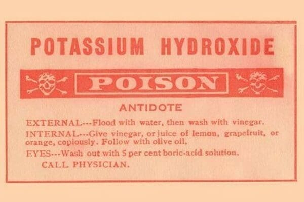 Potassium Hydroxide - Poison - Art Print