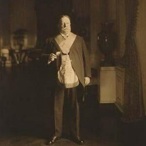 President William Howard Taft in Masonic Regalia by Jameson