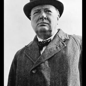 Prime Minister Winston Churchill of Great Britain - Art Print