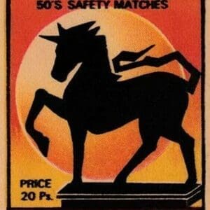 Priya 50's Safety Matches - Art Print