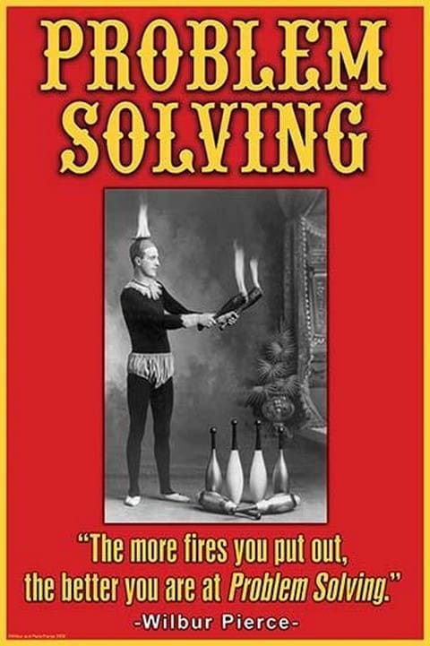 Problem Solving by Wilbur Pierce - Art Print