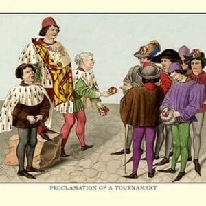 Proclamation of a Tournament by H. Shaw - Art Print