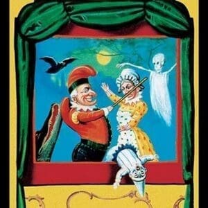 Prof. Hicks London Punch and Judy - Art Print