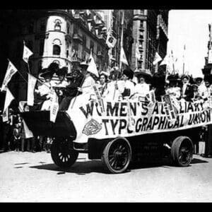 Protest Parade Against Child Labor - Art Print