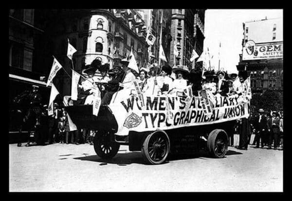 Protest Parade Against Child Labor - Art Print