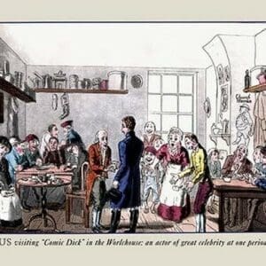 Proteus Visiting Comic Dick in the Workhouse by Pierce Egan - Art Print