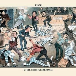 Puck Magazine: A Civil Service Reform by Frederick Burr Opper - Art Print