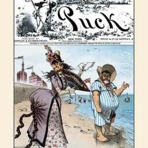 Puck Magazine: A Flirtation by Frederick Burr Opper - Art Print