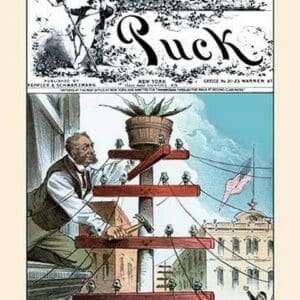 Puck Magazine: A Safe Conclusion by Zimmerman - Art Print