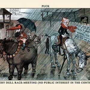 Puck Magazine: A Very Dull Race-Meeting by Frederick Burr Opper - Art Print